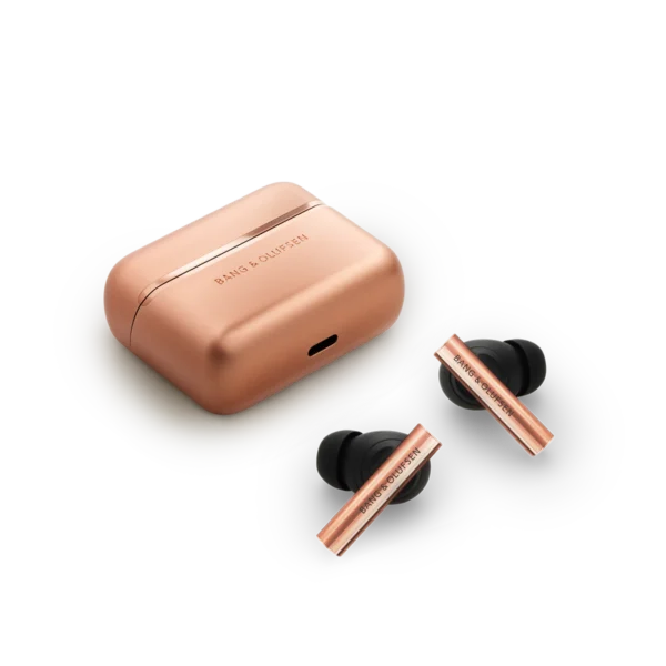 Écouteurs sans fil Bang & Olufsen Beo Grace finition Honey Tone - Disponible au showroom Esprit Grand Théâtre Bordeaux.