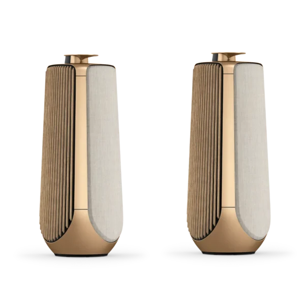 Enceintes d'exception Bang & Olufsen Beolab 50 Gold Tone - Esprit Grand Théâtre Bordeaux.