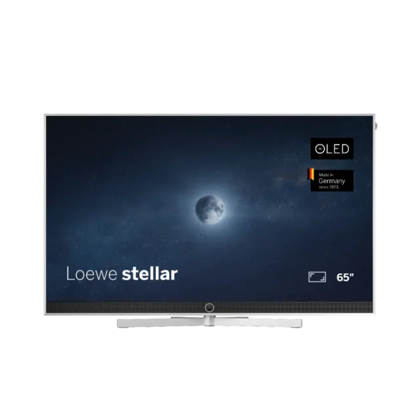 Téléviseur Loewe Stellar 65 pouces, écran OLED 4K, disponible au showroom Esprit Grand Théâtre Bordeaux.